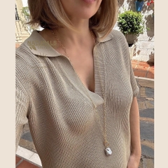 Dây chuyền 1 hạt baroque 1m2