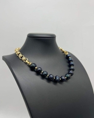 Dây chuyền ngọc trai đen 10- 12li