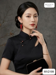 MV2199 - Hoa Tai San Hô Đỏ Nhí Kết Chùm Nho