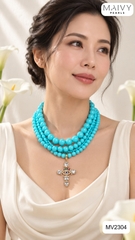 MV2304-✨ Đá lam 4 tầng  - Maivy Pearls ✨