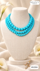 MV2304-✨ Đá lam 4 tầng  - Maivy Pearls ✨