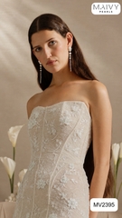 MV2395 - Bông tai Baroque dáng đuổi thả dài
