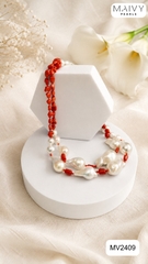 MV2409-✨ Sắc đỏ kiêu kỳ, điểm tô nét sang trọng và quý phái - Maivy Pearls ✨