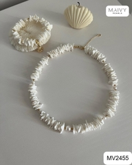 MV2545- Vẻ Đẹp Phóng Khoáng & Đẳng Cấp: Bộ Trang Sức Ngọc Trai Thiết Kế Maivy Pearls MV2455