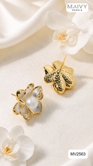 MV2563-✨ Sắc đỏ kiêu kỳ, điểm tô nét sang trọng và quý phái - Maivy Pearls ✨