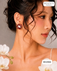 MV2564-✨ Sắc đỏ kiêu kỳ, điểm tô nét sang trọng và quý phái - Maivy Pearls ✨