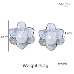 MV2566-✨ Bản hòa tấu ngọt ngào của ngọc trai và đóa hồng kiêu sa - Maivy Pearls ✨