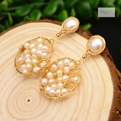 MV8021 - hoa tai vàng thiết kế mới