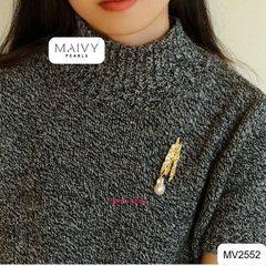 MV2552 - Set ngọc trai baroque màu trắng mix phụ kiện bạc 925 mạ vàng 18k hiện đại, cá tính
