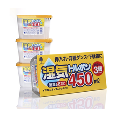 Set 3 hộp hút ẩm, khử mùi Kokubo 450ｍl