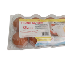 Trứng gà tươi QL 55g (hộp 10)