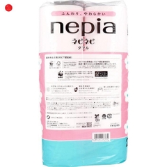 Giấy vệ sinh Nepia 2 lớp màu hồng 12 cuộn/bịch (6 bịch/thùng)