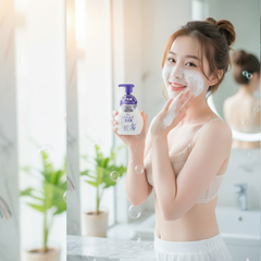 Sữa rửa mặt Kumano Hatomugi tạo bọt và dưỡng ẩm 160ml