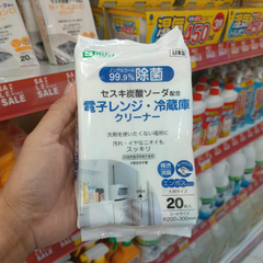 Khăn ướt vệ sinh lò vi sóng & tủ lạnh S Select (20 miếng)