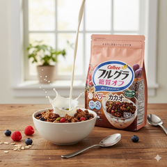 Ngũ cốc Calbee ít đường vị hoa quả và cacao 550g