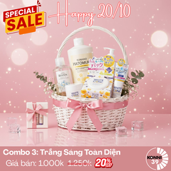 Combo3 Trắng Sáng Toàn Diện