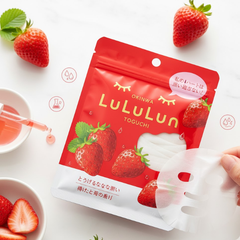 Mặt nạ dưỡng ẩm mịn màng Lululun hương dâu tây Toguchi (7 miếng)