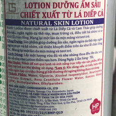 CHINOSHIO Nước hoa hồng chiết xuất lá diếp cá 500ml