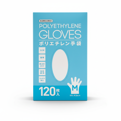Găng tay Kouyu polyethylene vệ sinh 120 chiếc - size M
