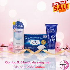 Combo 9 3 Bước Da Sáng Mịn