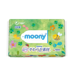 Khăn giấy ướt Moony 76 tờ (mẫu mới)