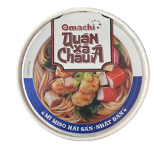 Mì Omachi quán xá Châu Á miso hải sản Nhật Bản 1 hộp x 96gr