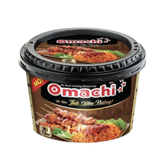 Mì dinh dưỡng khoai tây Omachi trộn hương vị thịt xiên nướng 1tô x 104gr