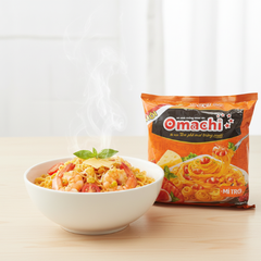 Mì dinh dưỡng khoai tây Omachi trộn xốt tôm hương vị phô mai trứng muối 1 gói x 92gr