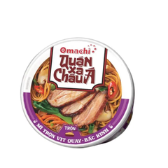 Mì Omachi quán xá Châu Á trộn vịt quay Bắc Kinh 1 hộp x 93gr