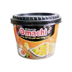 Mì Omachi trộn xốt Tôm phô mai trứng muối 1hộp x 105gr