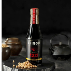 Nước tương Chinsu ủ tự nhiên 120 ngày KM 1 chén sứ 1 chai x 300ml
