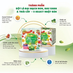 Bột S Select lá đại mạch non, rau xanh và trái cây túi 20 gói