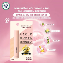 Son dưỡng ẩm môi Menturm Omi Deepner bổ sung Vitamin E, P SPF PA++ thỏi 2.3g (Da nhạy cảm)