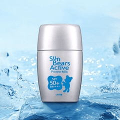 Sữa chống nắng Sunbears Active Protect SPF50＋PA ++++ chống thấm, mùi hương nhẹ 30g (Mát lạnh)
