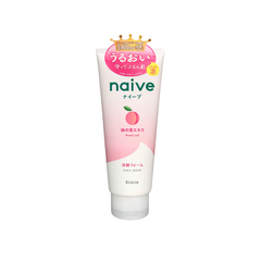 Sữa rửa mặt Kracie Naive chiết xuất lá đào cho da khô 130g