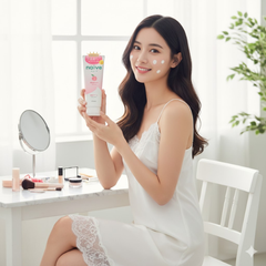 Sữa rửa mặt Kracie Naive chiết xuất lá đào cho da khô 130g