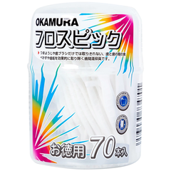 Tăm chỉ kẽ răng Okamura nhiều màu 40 cây