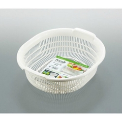 Rổ nhựa Sanada hình oval 5.3L - trắng