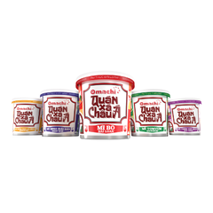 Mì Omachi quán xá Châu Á miso hải sản Nhật Bản 1 hộp x 96gr