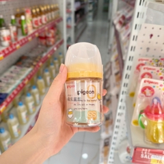 Bình sữa Pigeon cổ rộng 160ml - hình con gà (núm SS)