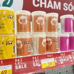 Tăm bông Cotton Zoo cho bé hộp 120 chiếc