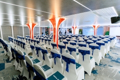 Charter du thuyền Dolphin Hạ Long: Giải pháp tổ chức sự kiện, gala dinner chuyên nghiệp