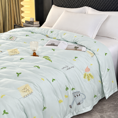 Chăn chần lẻ hoạ tiết mùa hè cao cấp size ngẫu nhiên, lụa tencel mềm, mịn, thoáng mát( Riêng trong Livestream)