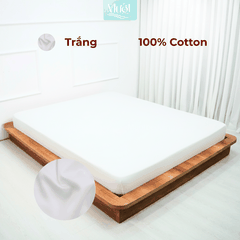 Ga giường kích thước 2mx2m Cotton Satin Mướt bedding chất liệu 100% cotton cao cấp