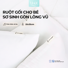 Ruột gối nằm cho bé sơ sinh Mướt Bedding êm mềm, kích thước 25x35cm
