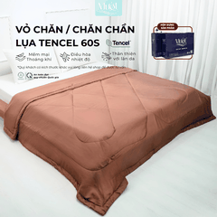 Chăn chần bông Lụa Tencel 60s trơn màu cao cấp Mướt bedding đầy đủ size, mềm mịn thoáng mát