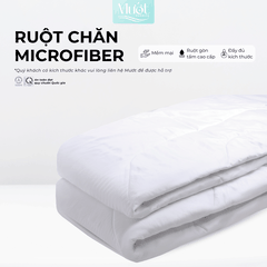Ruột chăn bông Microfiber vỏ ngoài Cotton Mướt bedding ruột mền đầy đủ size 1m6,2m,2m4 x 2m2 chất liệu gòn tấm êm ái