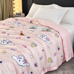 Chăn chần lẻ hoạ tiết mùa hè cao cấp size ngẫu nhiên, lụa tencel mềm, mịn, thoáng mát( Riêng trong Livestream)