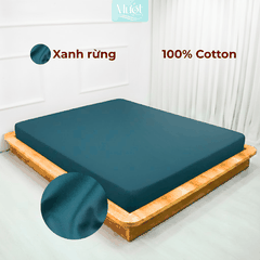 Ga giường kích thước 2mx2m Cotton Satin Mướt bedding chất liệu 100% cotton cao cấp