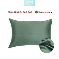 Vỏ gối nằm Lụa Tencel 60s kích thước 48x74 60x80 45x130 cm trơn màu Mướt Bedding áo gối 100% Tencel cao cấp